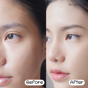 เครื่องสำอางค์งานผิว รองพื้น + แป้งฝุ่นเจ้านาง ควบคุมความมัน ติดทน