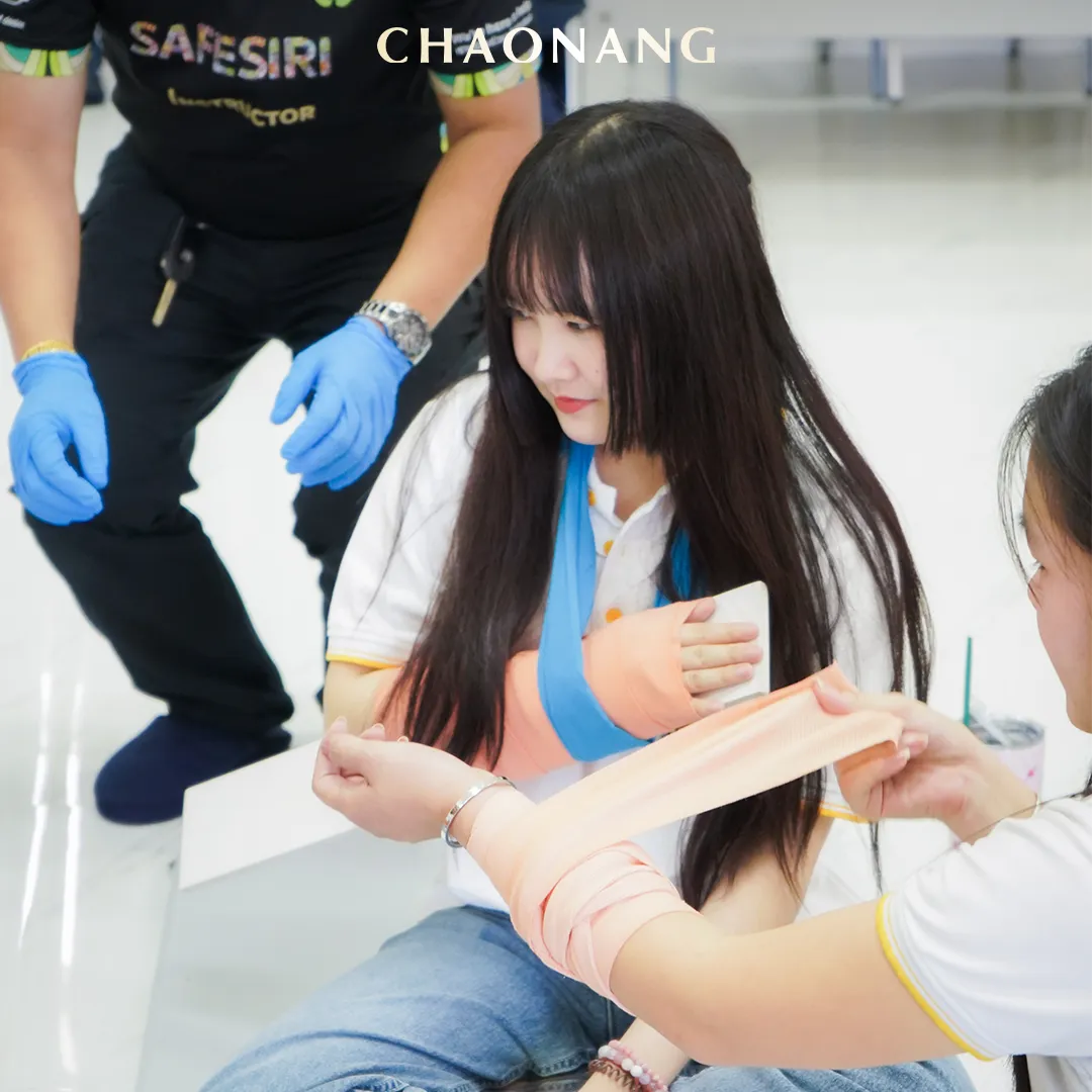 บริษัท เจ้านาง (ไทยแลนด์) จำกัด จัดอบรมหลักสูตรปฐมพยาบาลเบื้องต้น