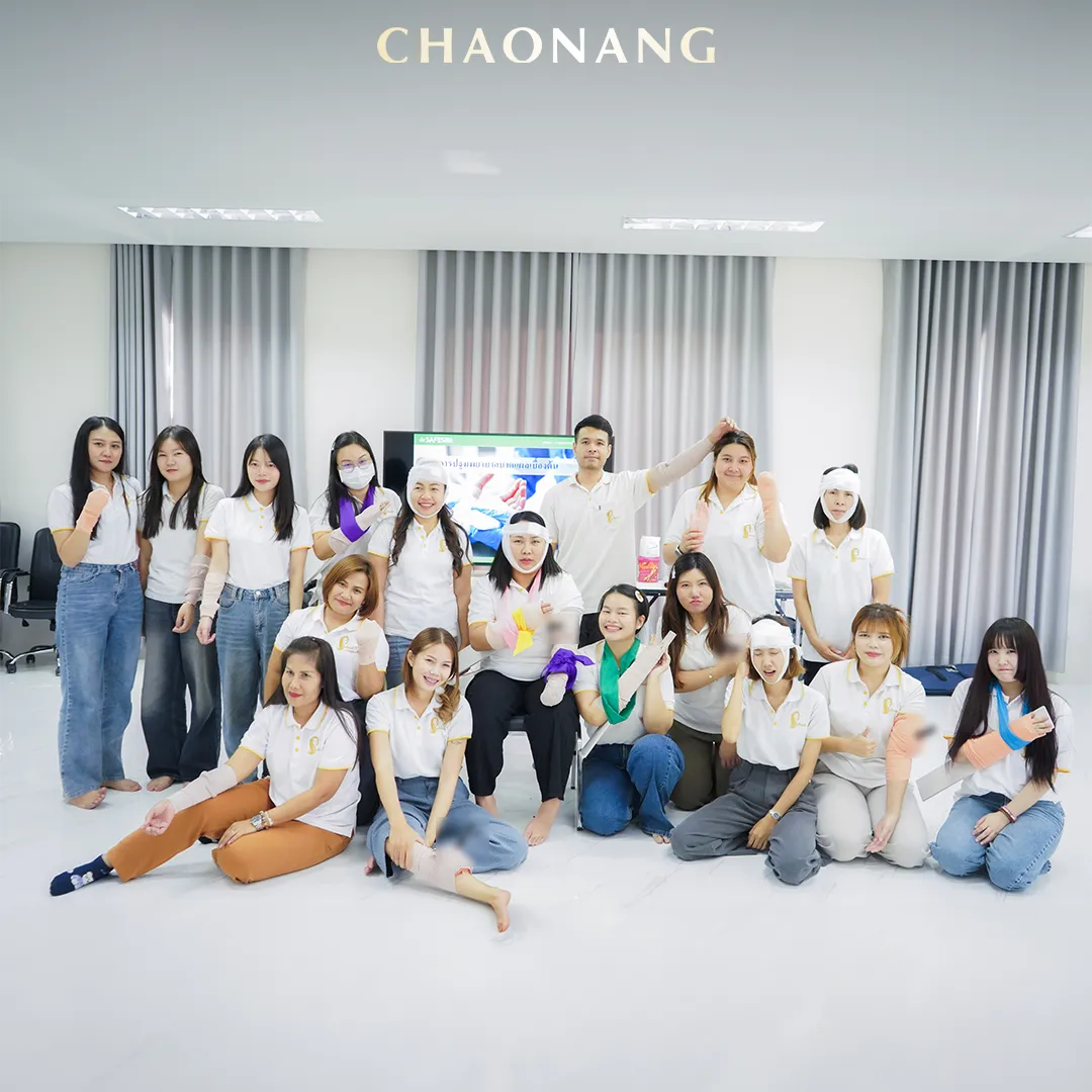 บริษัท เจ้านาง (ไทยแลนด์) จำกัด จัดอบรมหลักสูตรปฐมพยาบาลเบื้องต้น