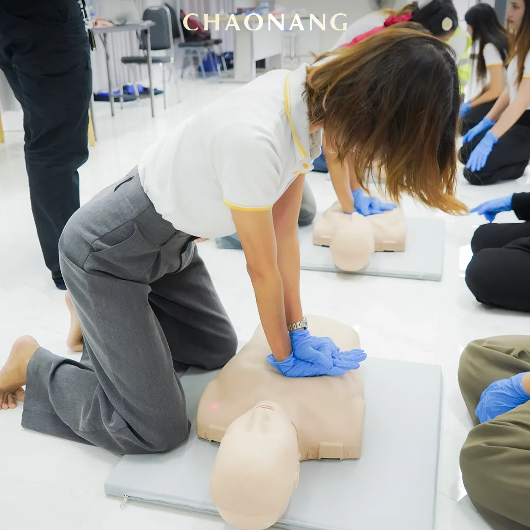 บริษัท เจ้านาง (ไทยแลนด์) จำกัด จัดอบรมหลักสูตรปฐมพยาบาลเบื้องต้น