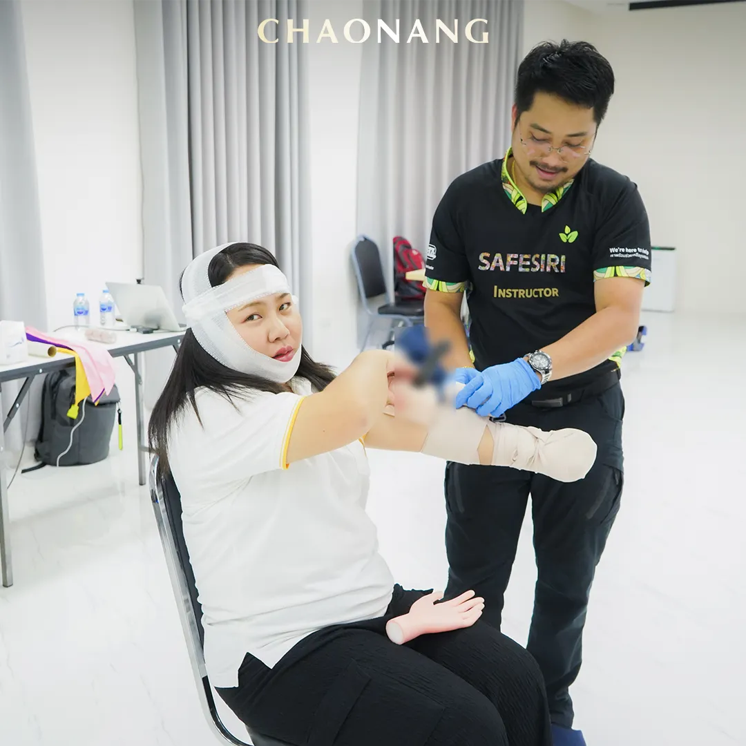 บริษัท เจ้านาง (ไทยแลนด์) จำกัด จัดอบรมหลักสูตรปฐมพยาบาลเบื้องต้น