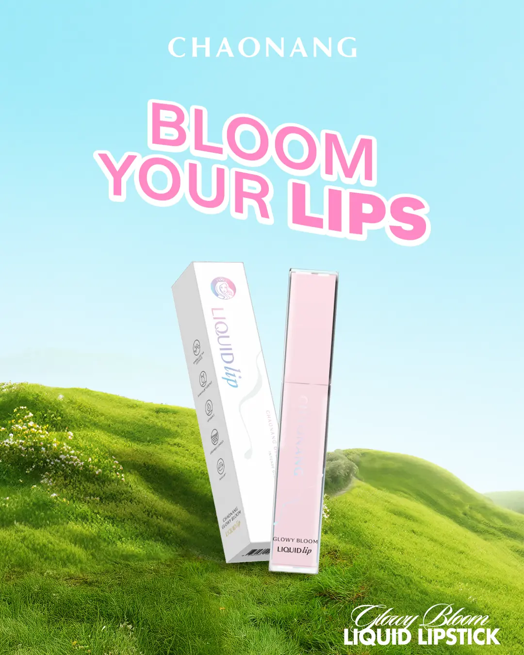 Chaonang Glowy Bloom Liquid Lip