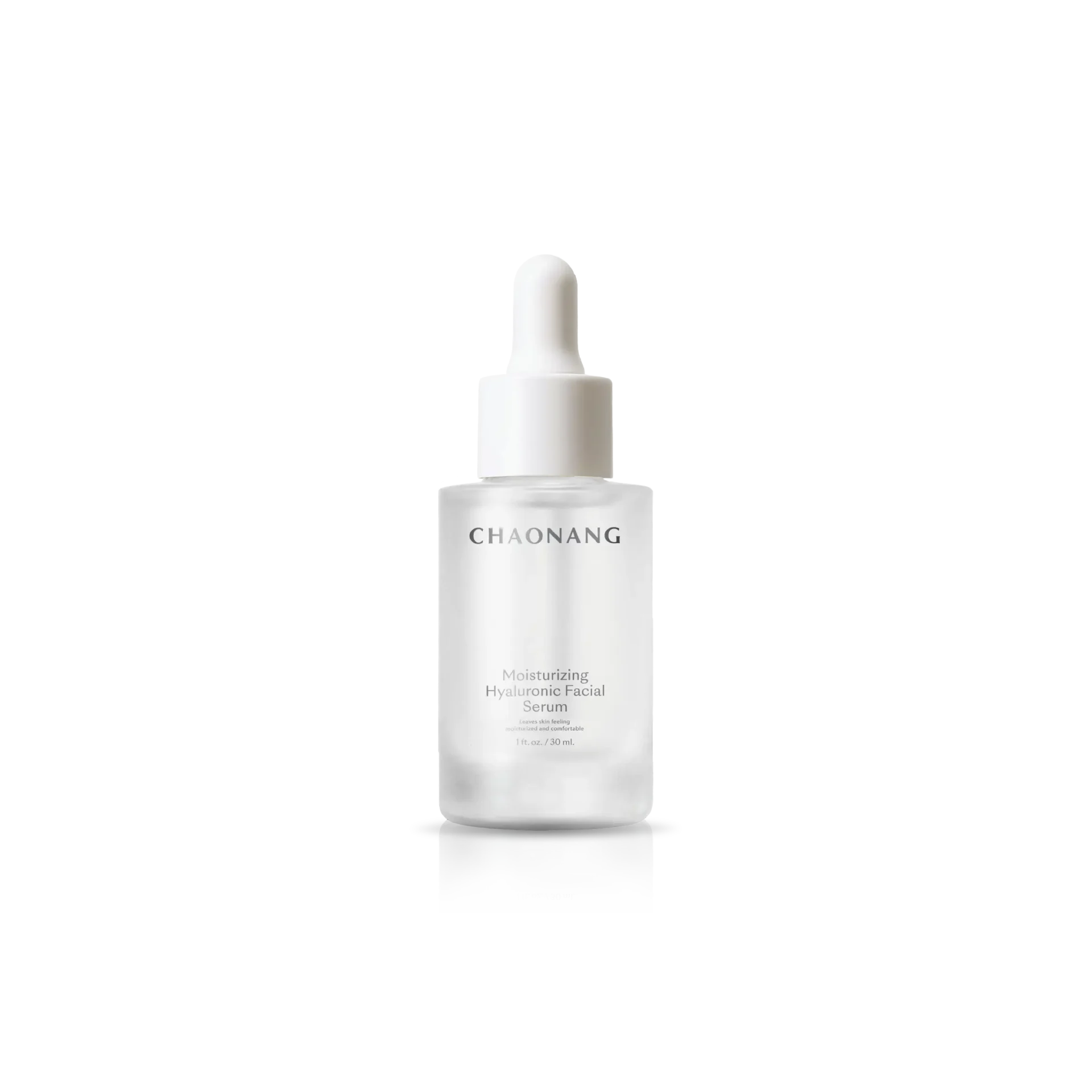 Chaonang Hyaluronic Facial Serum เซรั่มไฮยาลูโรนิกเนื้อใสบางเบา ที่กลั่นด้วยเทคโนโลยี 8D Hyaluronic เติมน้ำให้ผิวได้ลึกถึงหลายชั้น ปลุกผิวที่แห้งกร้าน ขาดน้ำ ให้กลับมาฟูเด้ง ฉ่ำอิ่มน้ำเหมือนได้พักผ่อนเต็มอิ่ม พร้อมเสริมเกราะปกป้องผิวให้แข็งแรงขึ้นในทุกวัน เพื่อผิวที่ดูสุขภาพดี เรียบเนียน และพร้อมสำหรับทุกการแต่งหน้า